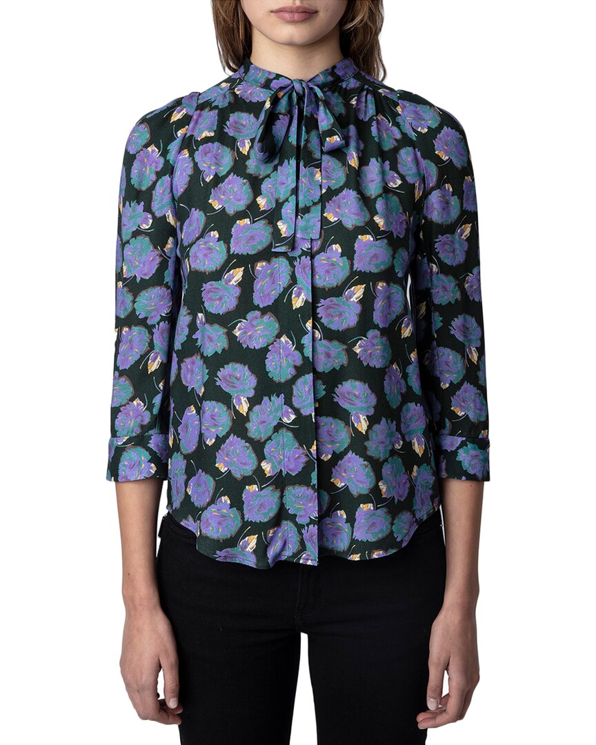 Shop Zadig & Voltaire Touch Roses Shirt