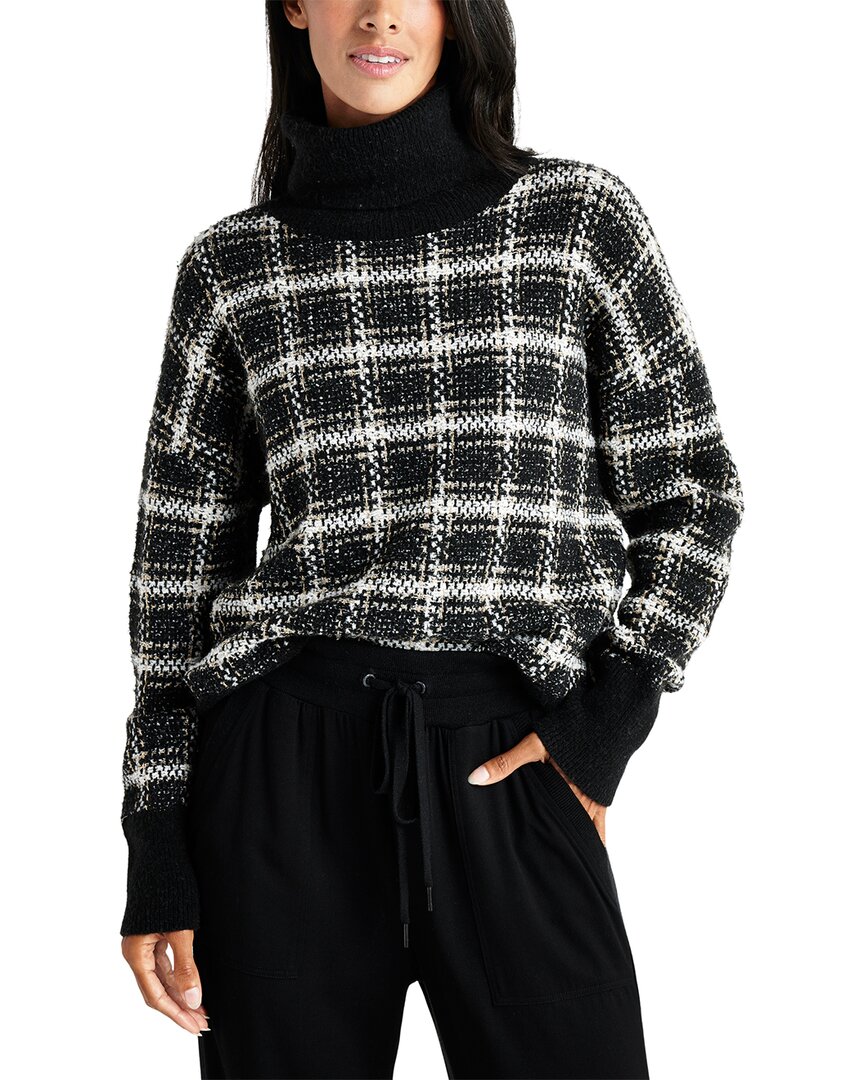 Splendid Ginny Plaid Turtleneck Sweater