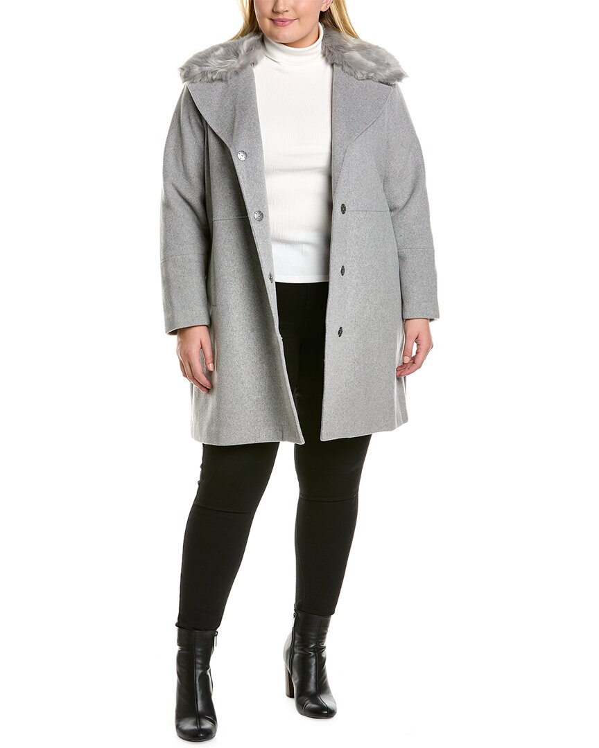 KENNETH COLE KENNETH COLE NEW YORK WOOL-BLEND COAT