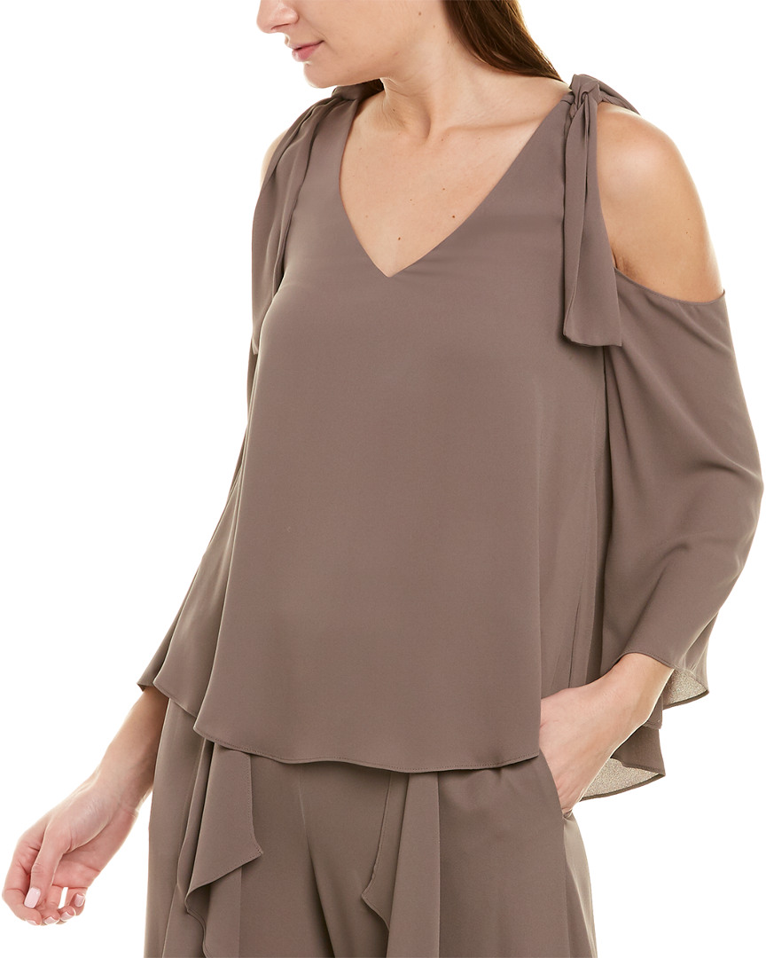 Image of BCBGMAXAZRIA Cold-Shoulder Top