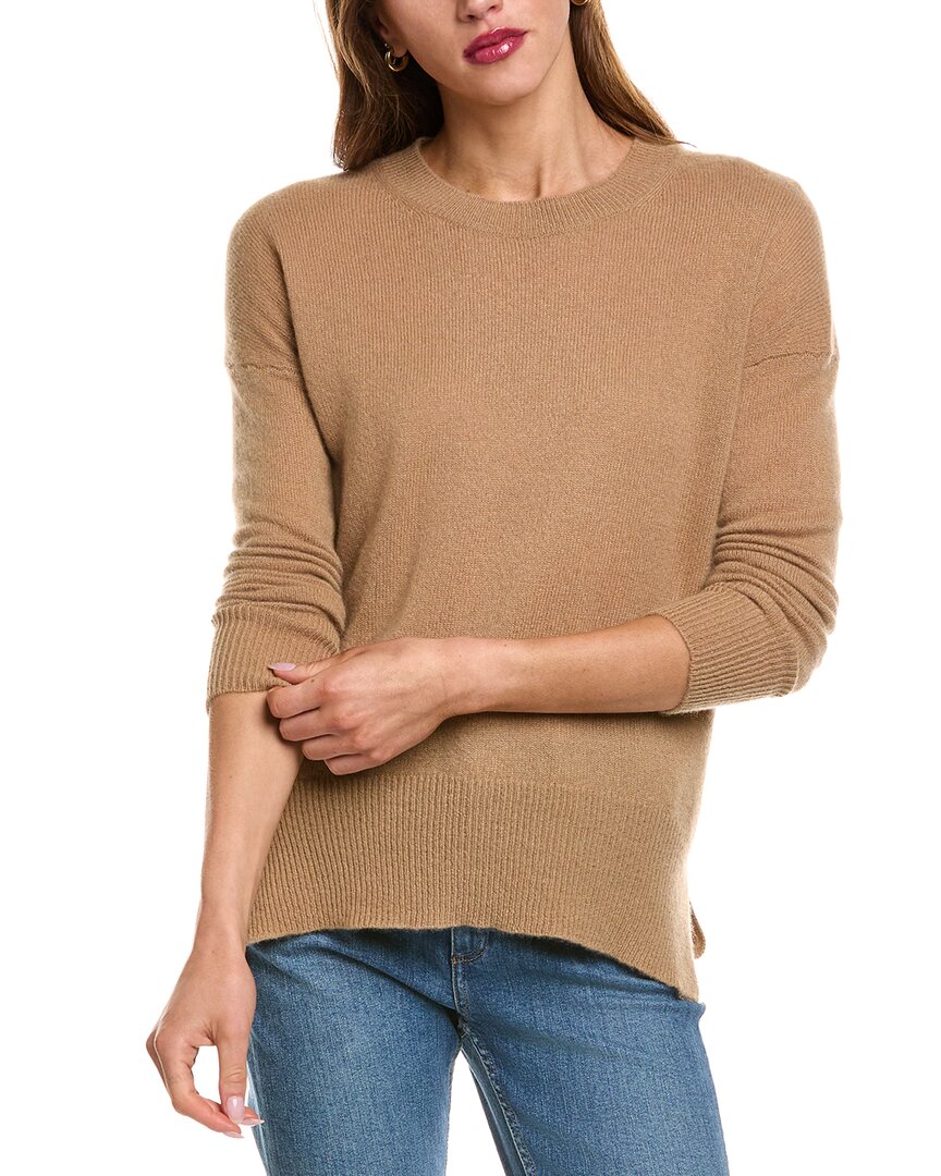 Philosophy Di Lorenzo Serafini Philosophy Oversized Crewneck Cashmere Sweater In Brown