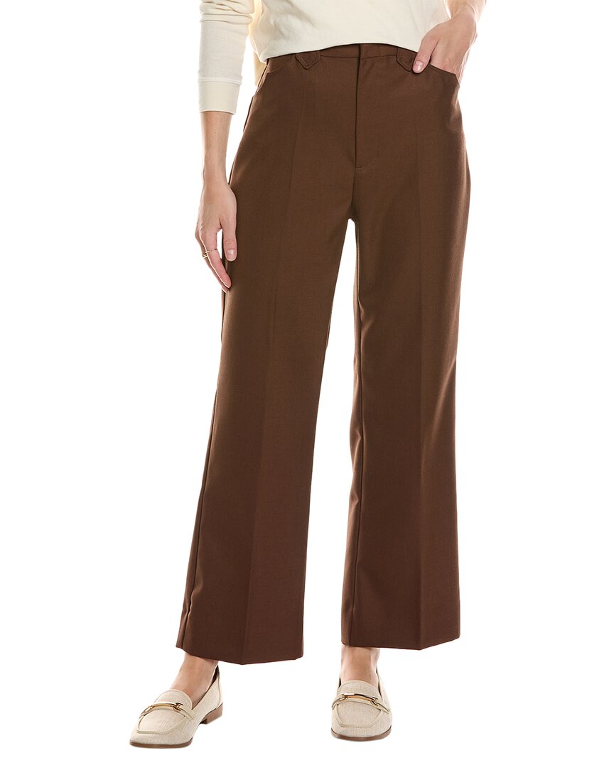 Shop The Great The Western Wool-blend Trouser In Brown