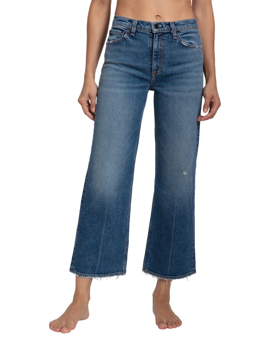 Askk Ny High-rise Dark Vintage Crop Bootcut Jean