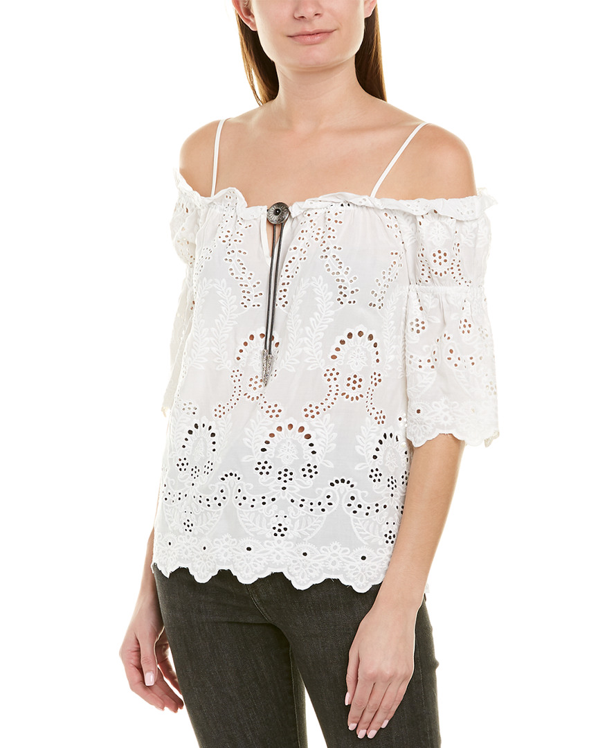 Image of The Kooples English Embroidery Top