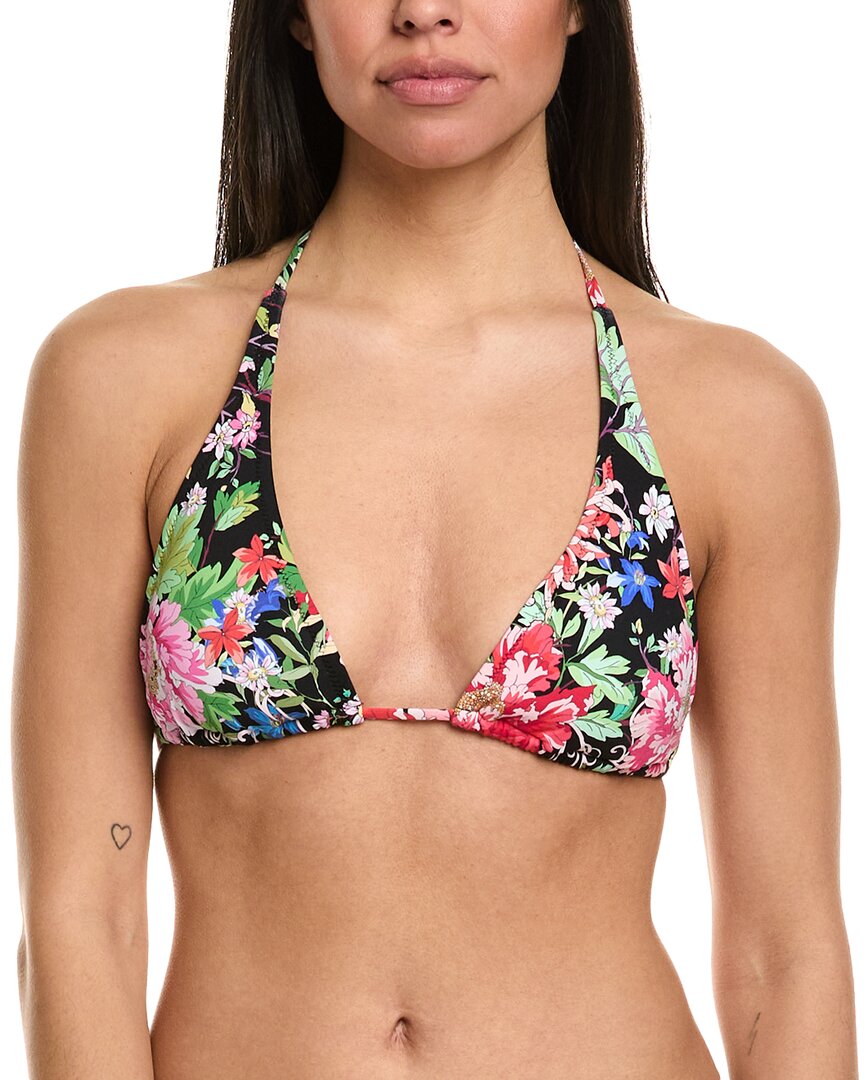 Johnny Was String Bikini Top In Blue