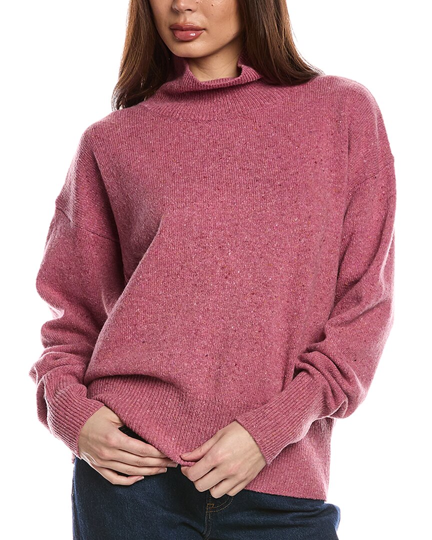 Hugo Boss Famindi Wool-blend Sweater In Red