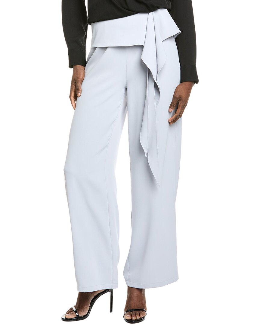 Gracia Flowing Waist Pant In Blue
