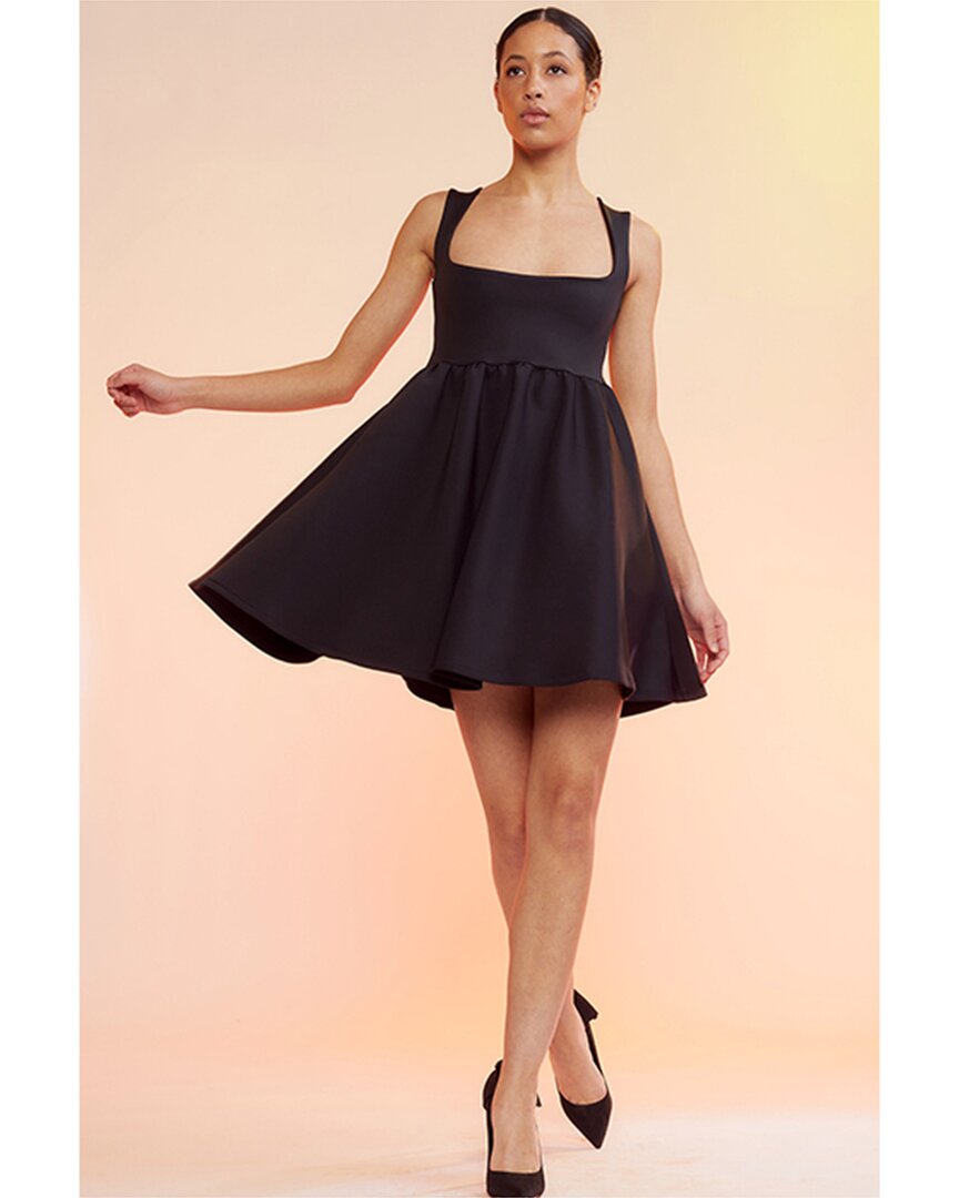 Shop Cynthia Rowley The Modern Bonded Dress In Black