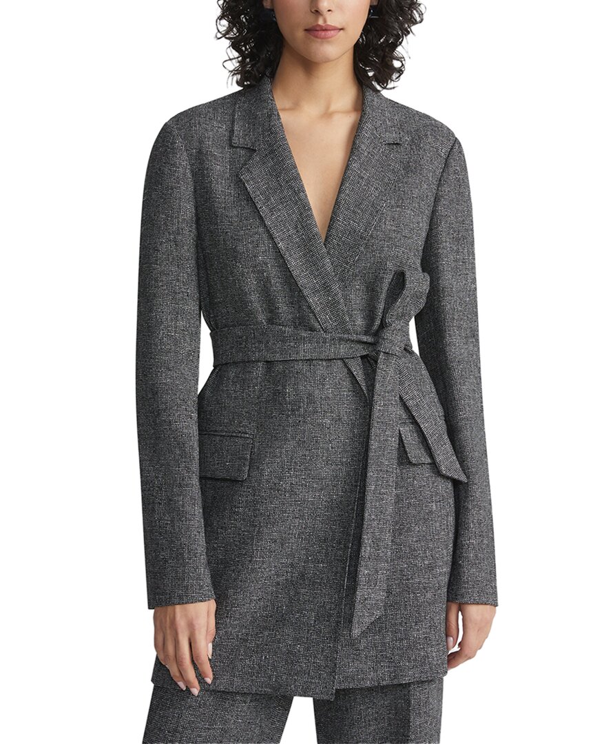 LAFAYETTE 148 LAFAYETTE 148 NEW YORK BELTED LONGLINE LINEN BLAZER