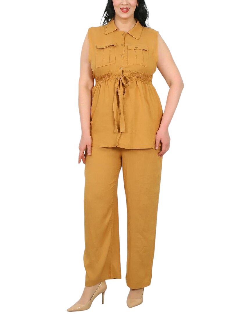 Shop By Alba 2pc Shirt & Pant Set