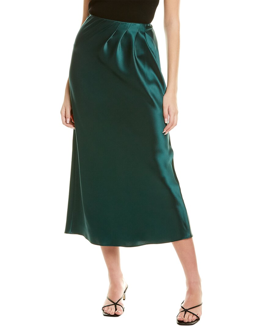 Shop Lafayette 148 New York Vallis Midi Skirt In Brown
