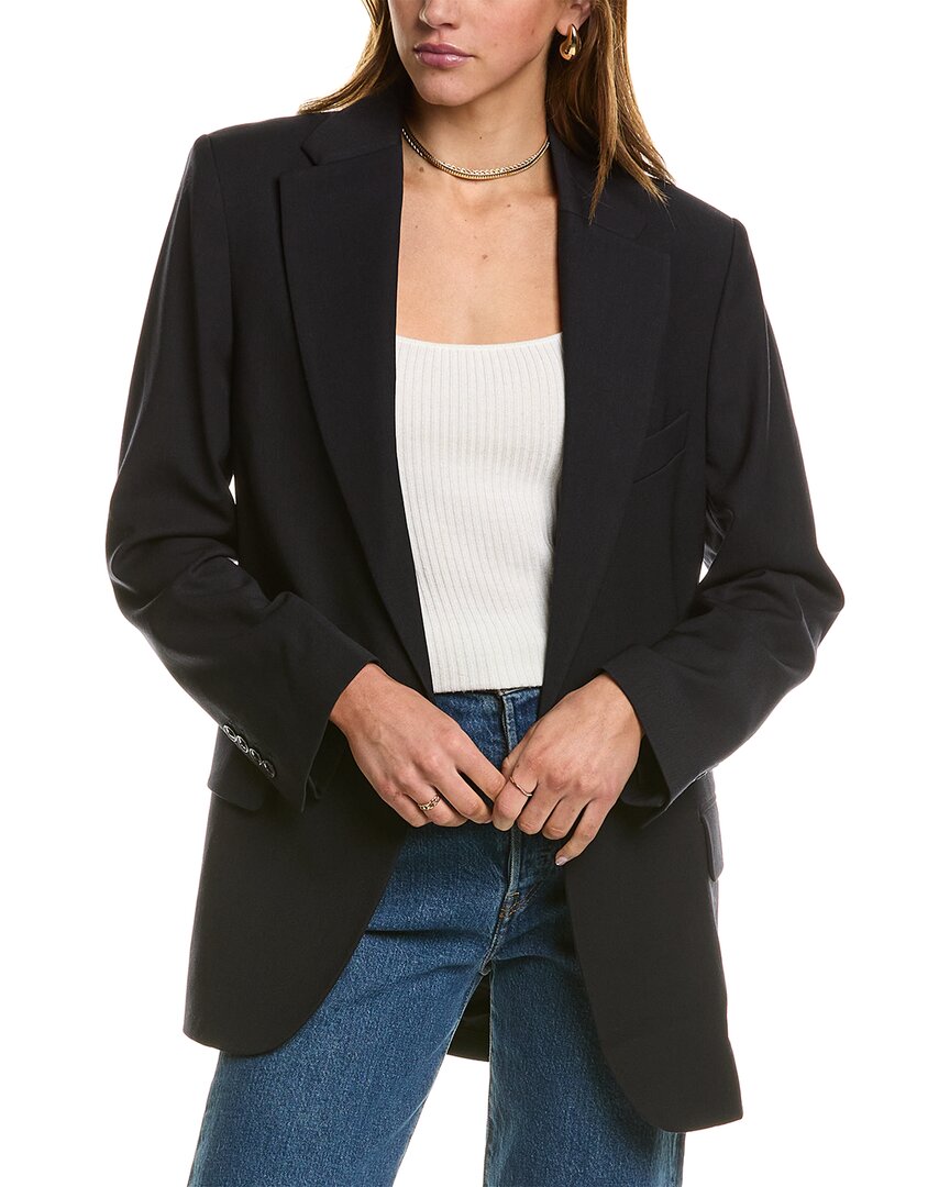 Reiss Fiona Blazer In Blue
