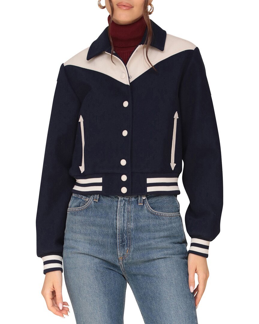 Avec Les Filles Bomber Jacket In Multi