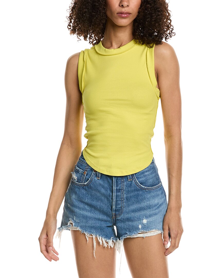Shop Free People Kate T-shirt In Yellow