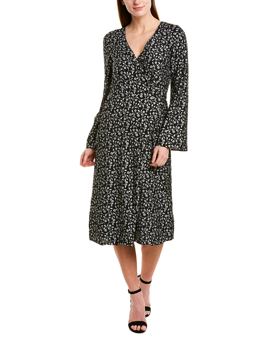 Image of ST. ROCHES Francesca Silk Wrap Dress