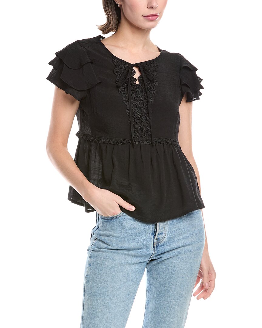 Nanette Lepore Blouse In Black