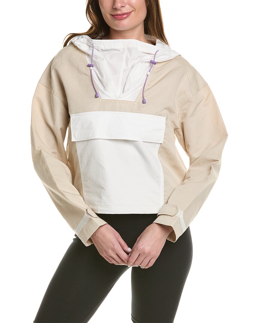 Sweaty Betty Nomad Linen-blend Pullover In Beige