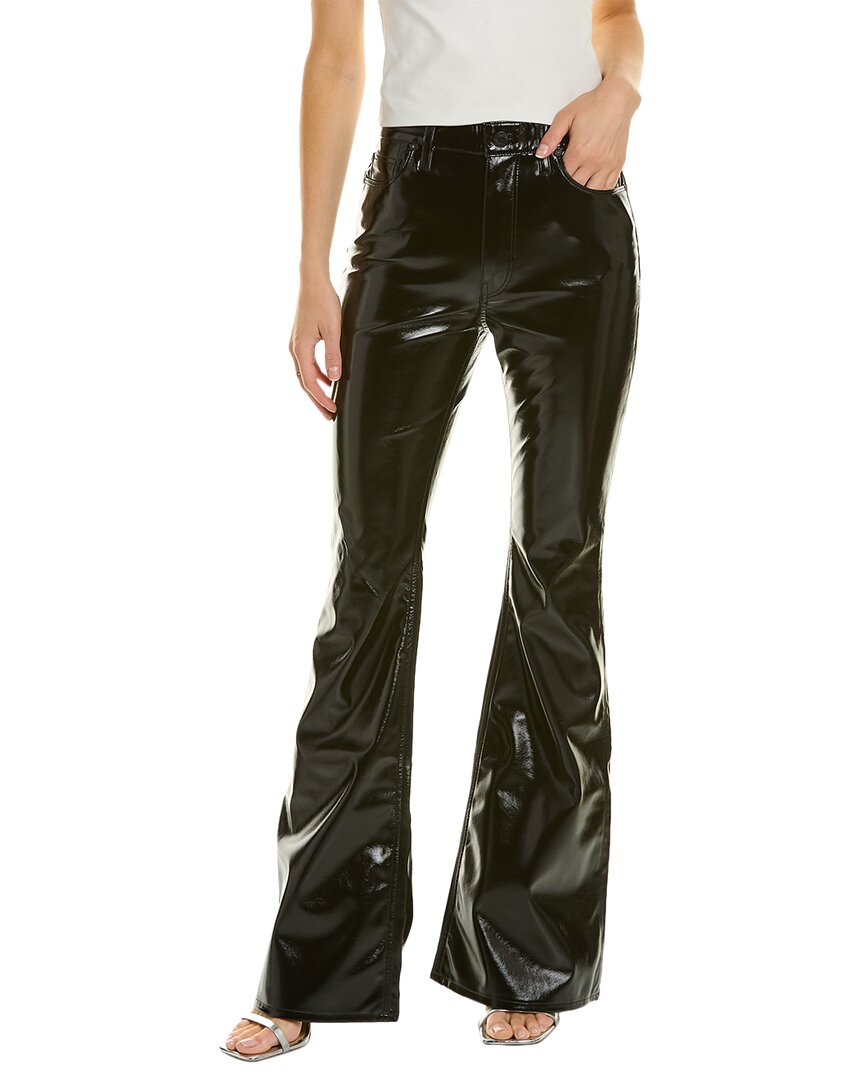 Hudson Jeans Holly Black High-rise Flare Jean In Black