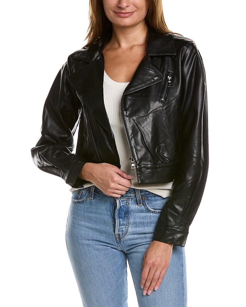Shop Noize Jenna Moto Jacket In Black