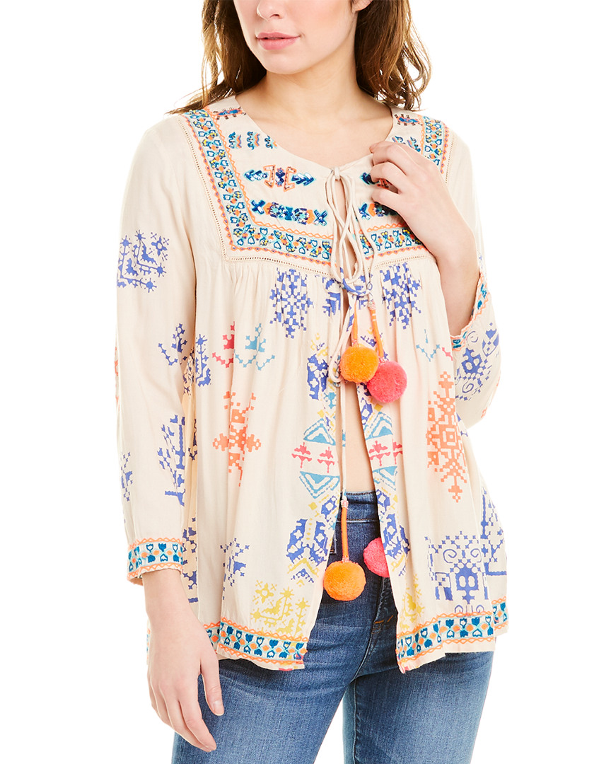 Image of Hemant & Nandita Cape Blouse