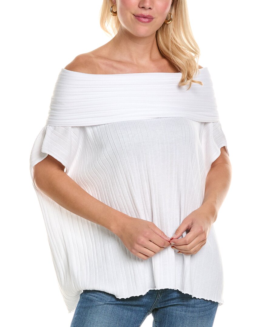 PLANET PLANET RIBBED OFF-THE-SHOULDER TOP