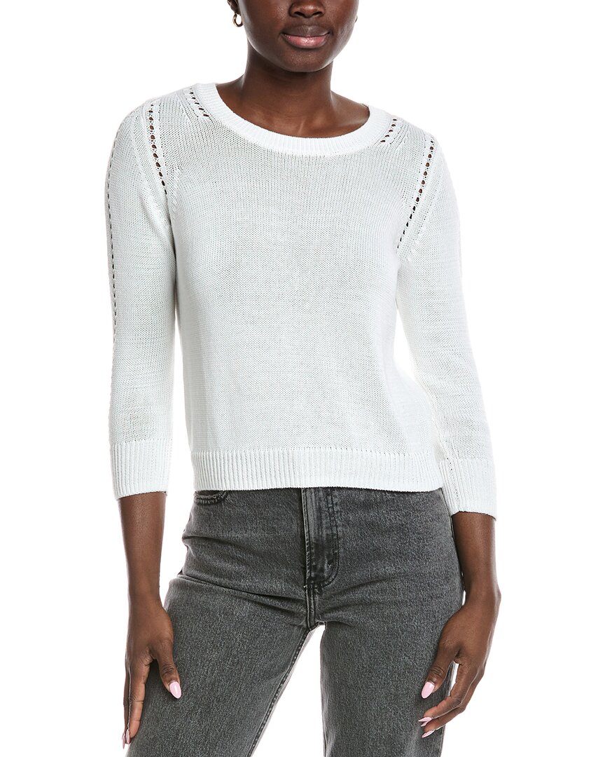 Autumn Cashmere Cotton By  Loose Cropped Top In Multi