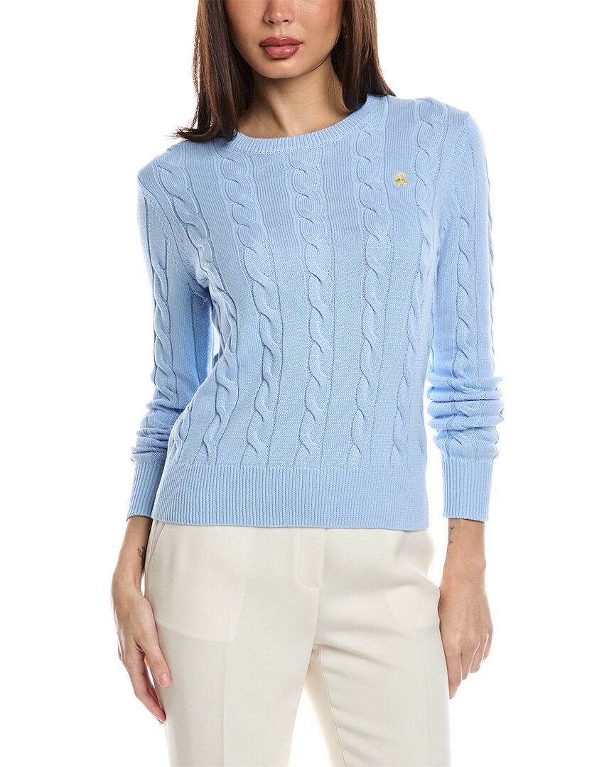 Shop Brooks Brothers Sweater In Blue