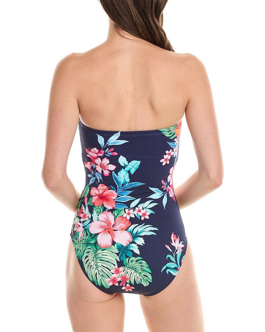 Tommy Bahama Island Cays Flora Bandeau One-Piece Women