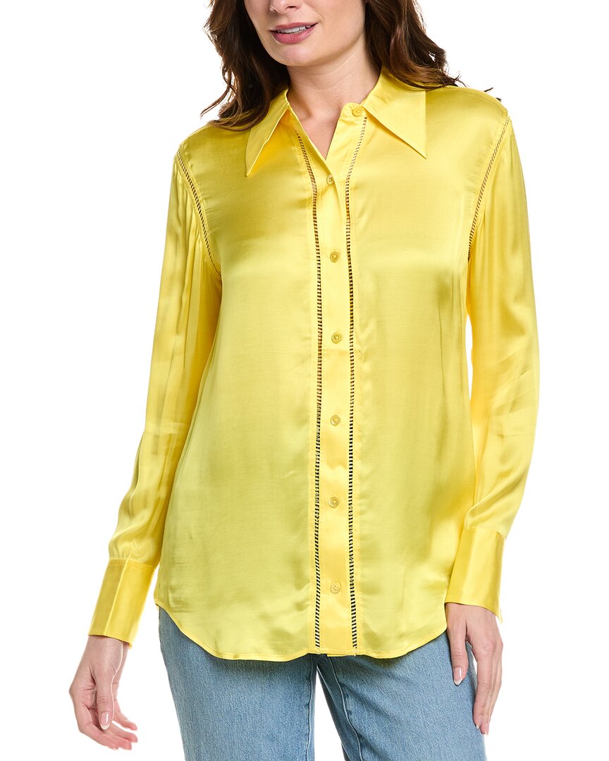 Equipment Dominique Top In Yellow