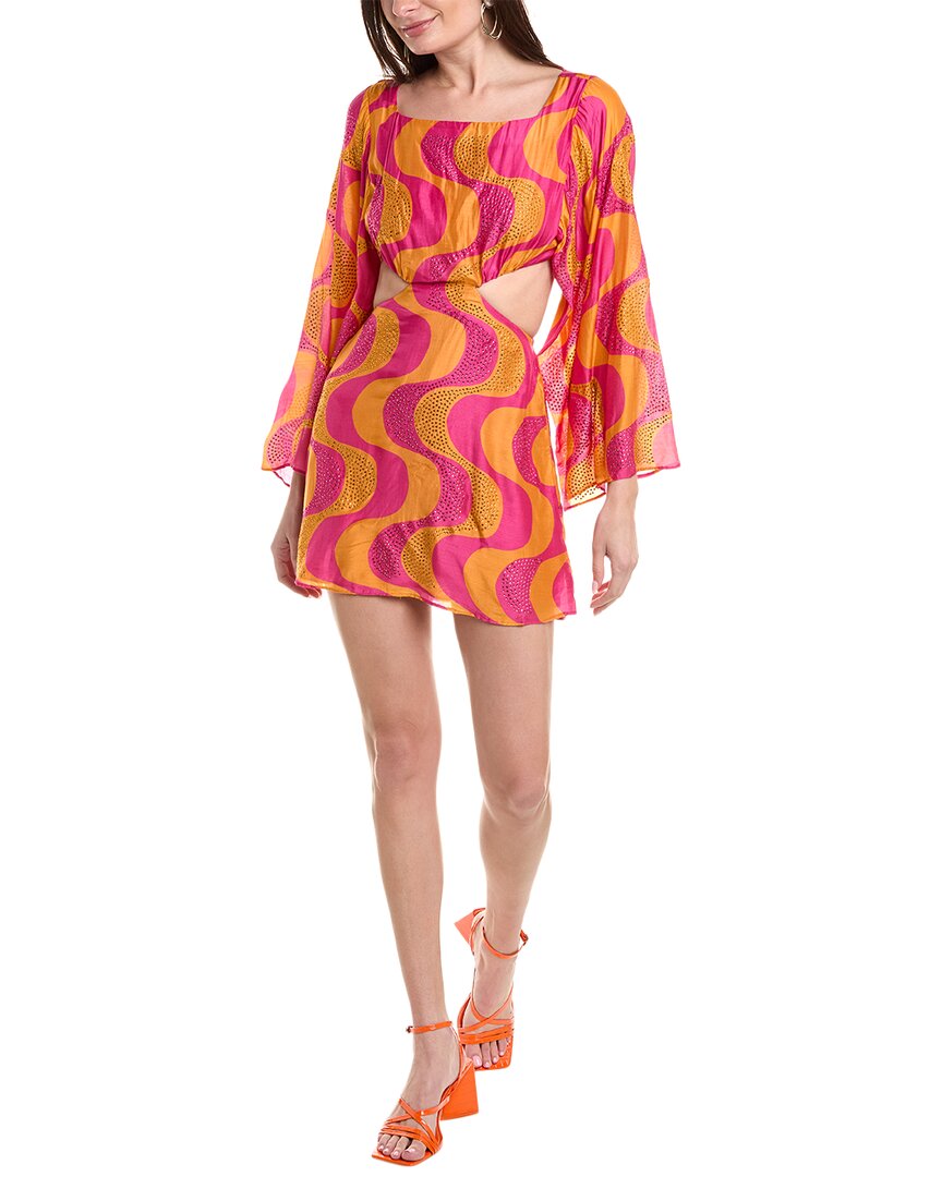 Shop Sundress Ludivine Dress In Orange