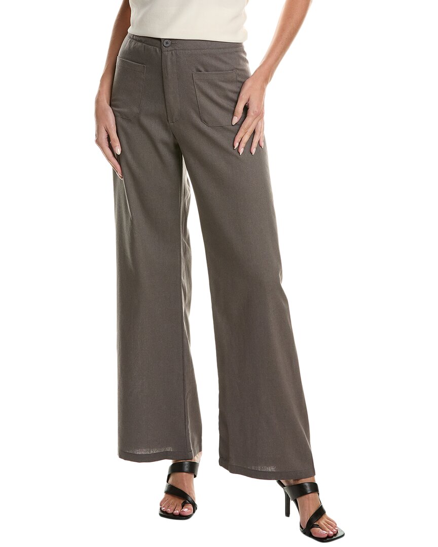 REVERIEE REVERIEE LINEN-BLEND PANT
