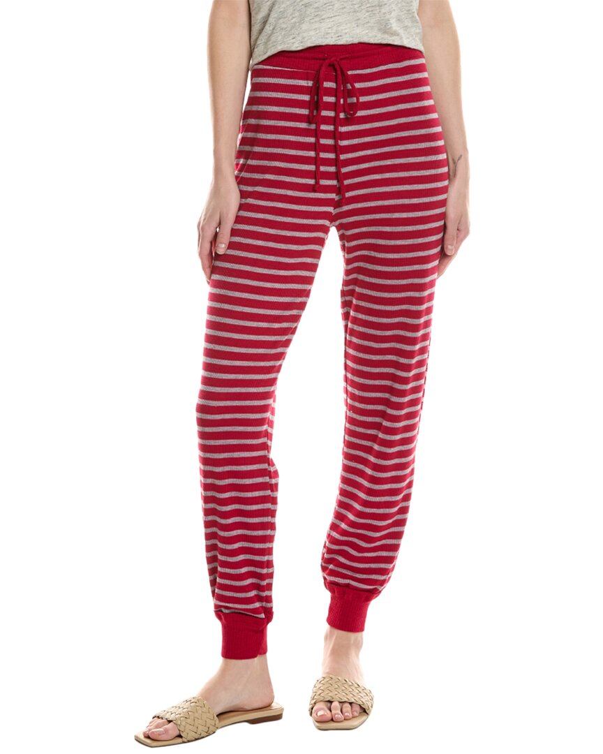Michael Stars Margeaux Drawstring Pant In Red