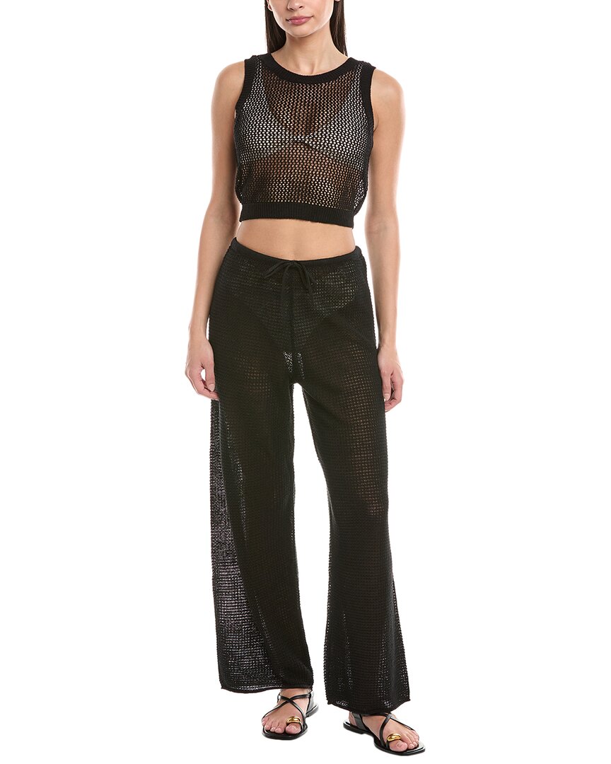 VYB VYB REESE CROCHET CROP TOP