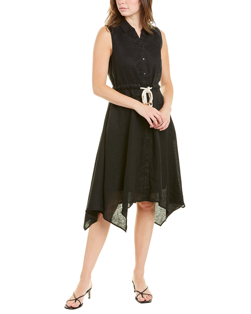 Image of ecru The Moore Linen Shirtdress