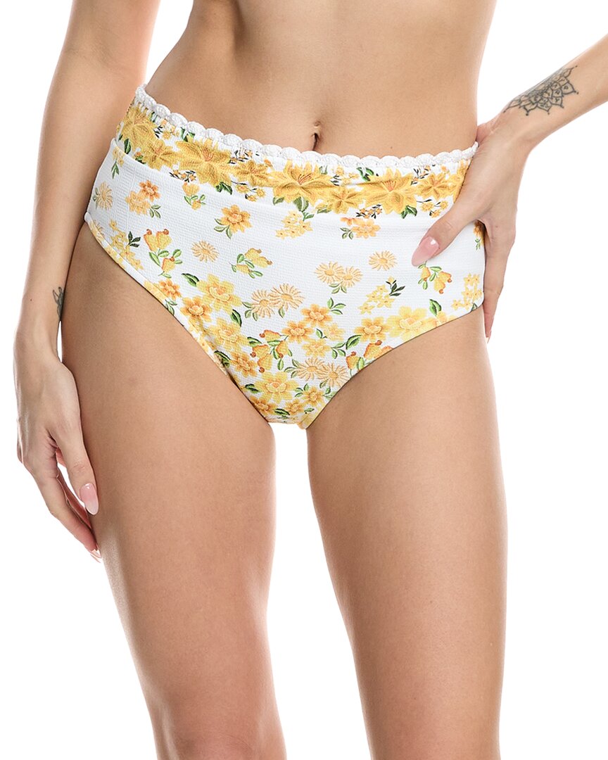 Farm Rio Azaleia Floral Printed Bikini Bottoms