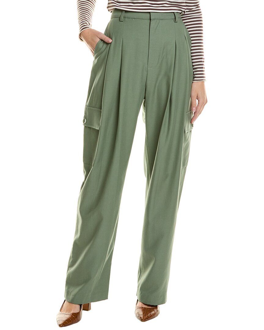 Shop Enza Costa Cargo Pant In Green