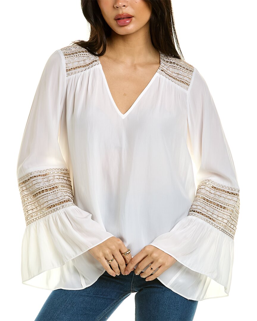 Shop Ramy Brook Curtis Tunic Top In White