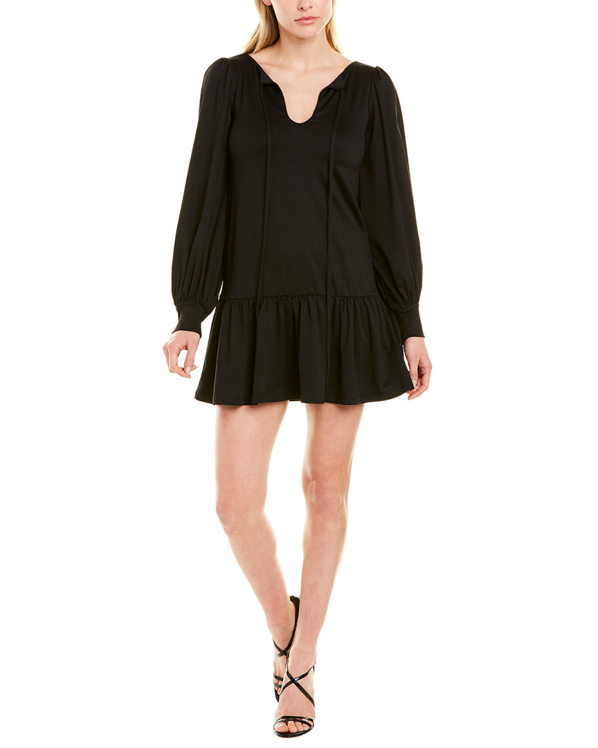 Image of susana monaco Drop Waist Gathered Shift Dress