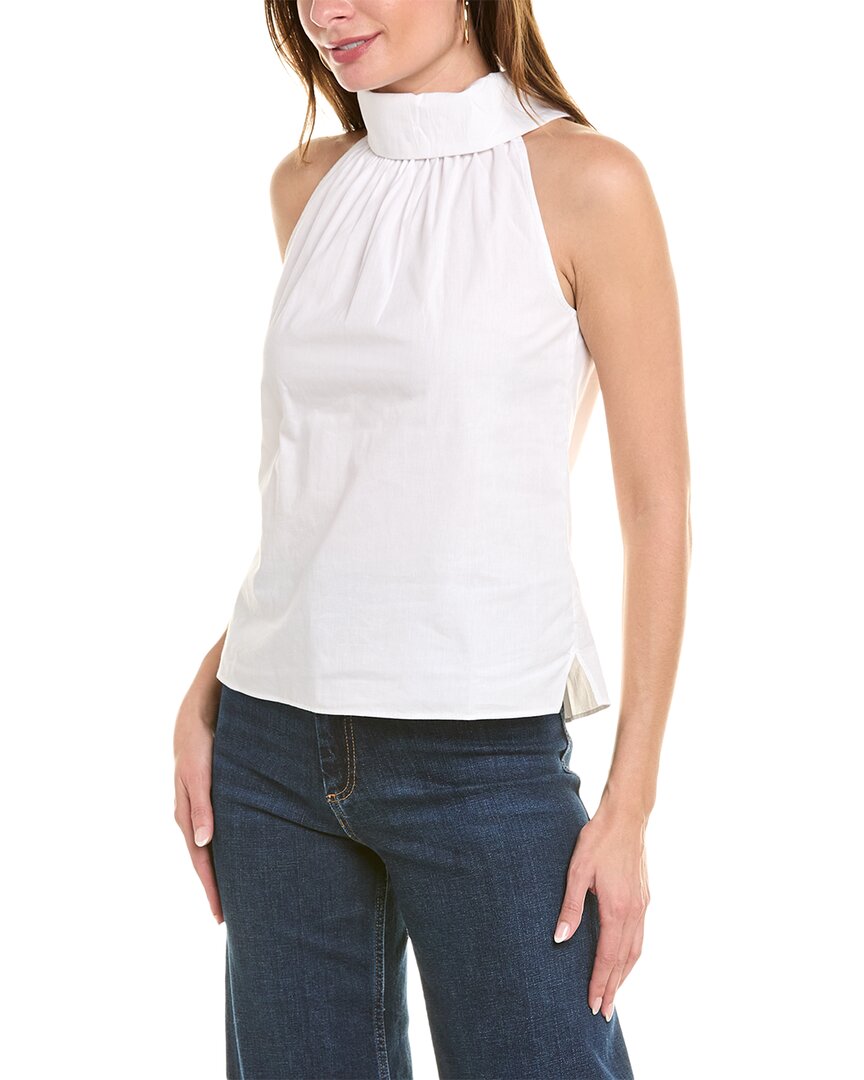 Shop Sail To Sable Cowlneck Top In White