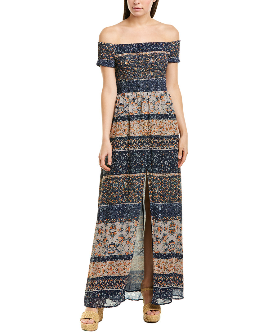 Tularosa Henderson Maxi Dress Women's Blue Xxs eBay