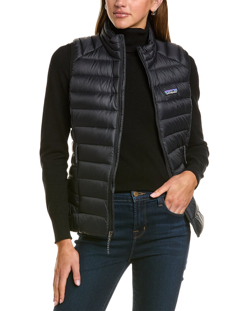 Patagonia Gilet Down Sweater Vest Donna Black In Black