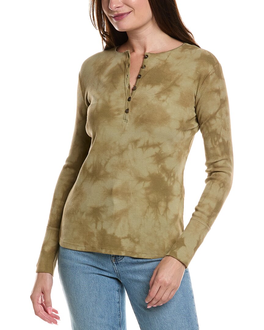 Point Starburst Henley In Green