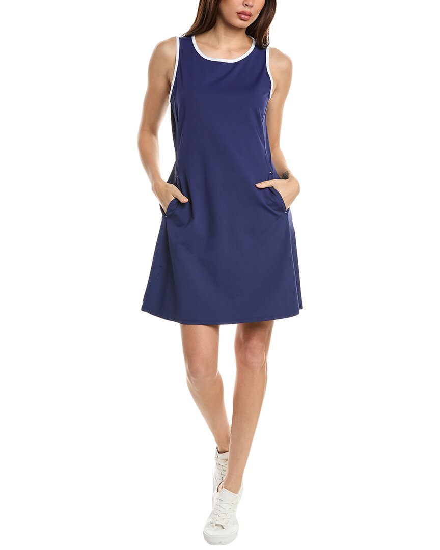 Tommy Bahama Aubrey Fit & Flare Mini Dress In Blue