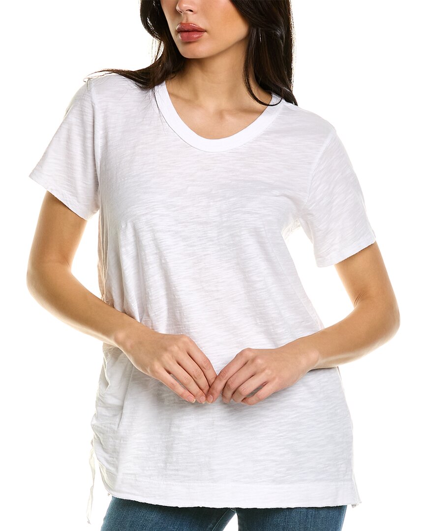 Wilt Side Gathered Tunic T-shirt In White | ModeSens