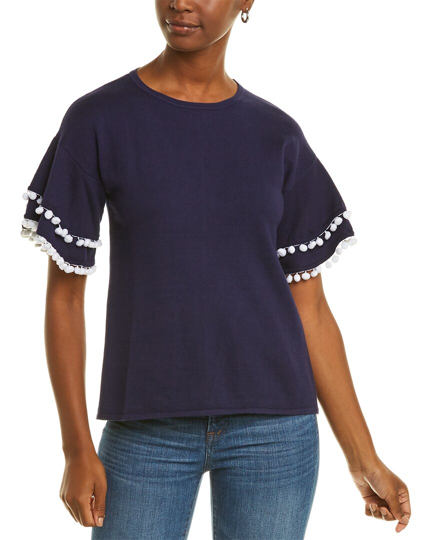 Image of Two Bees Cashmere Misha Cashmere-Blend T-Shirt
