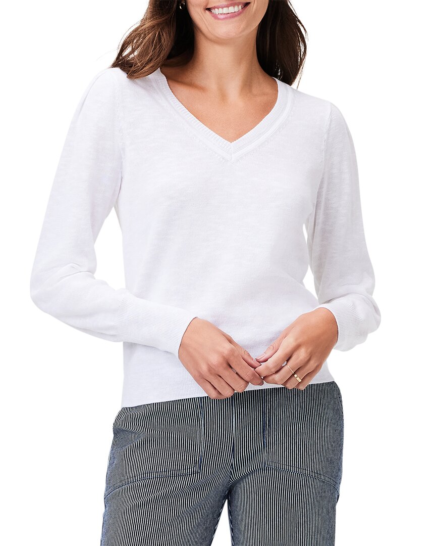 Nic + Zoe Slub Cotton Blend Sweater