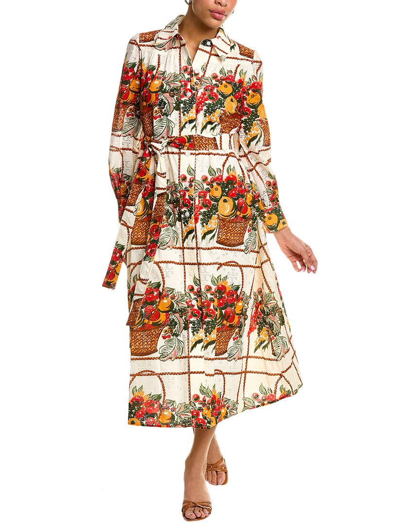 Tory Burch Broderie Anglaise Artist Dress In Nocolor