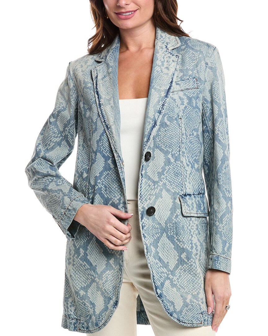 Sportmax Aguzze Blazer In Blue