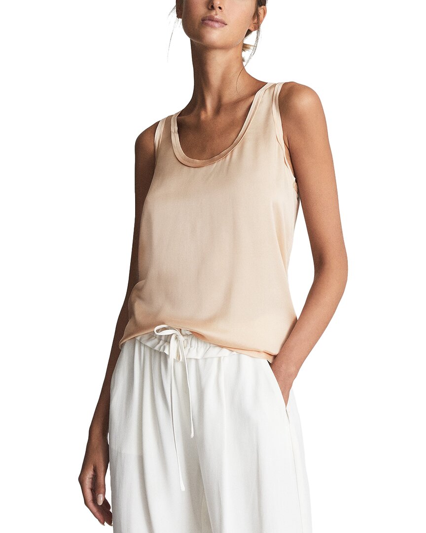Reiss Riley Silk Blend Tank Top