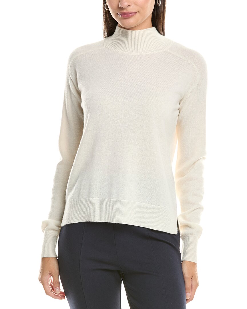 Incashmere Mock Neck Cashmere Sweater In Neutral